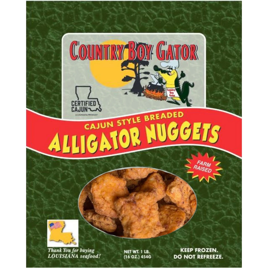 Gator Nuggets by Country Boy Gator - 1lb Package (25-30 Nuggets)