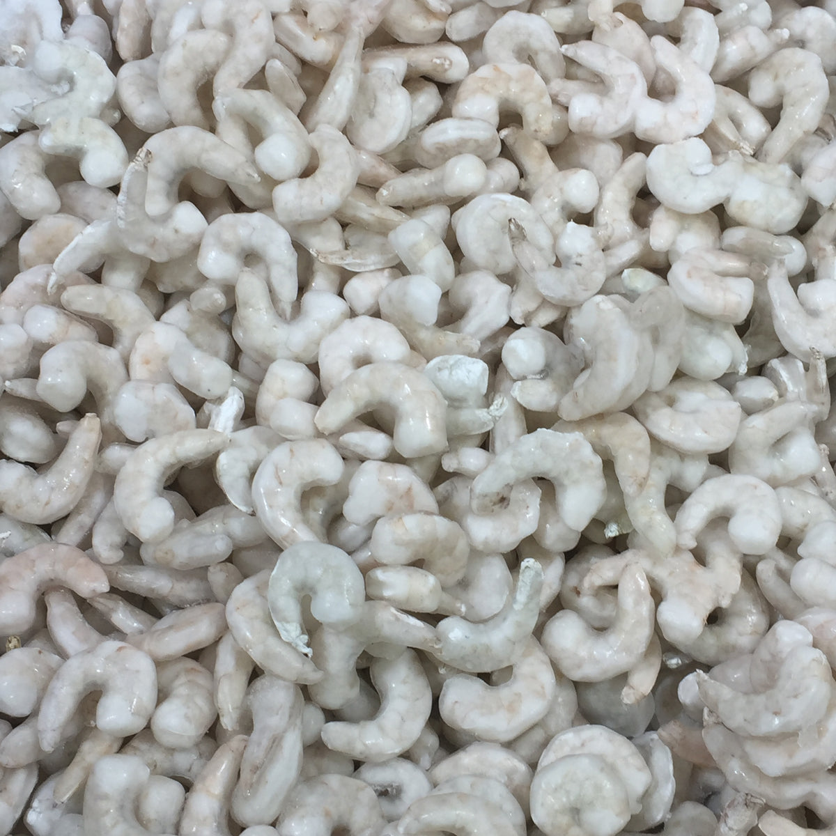 Raw frozen Gulf shrimp