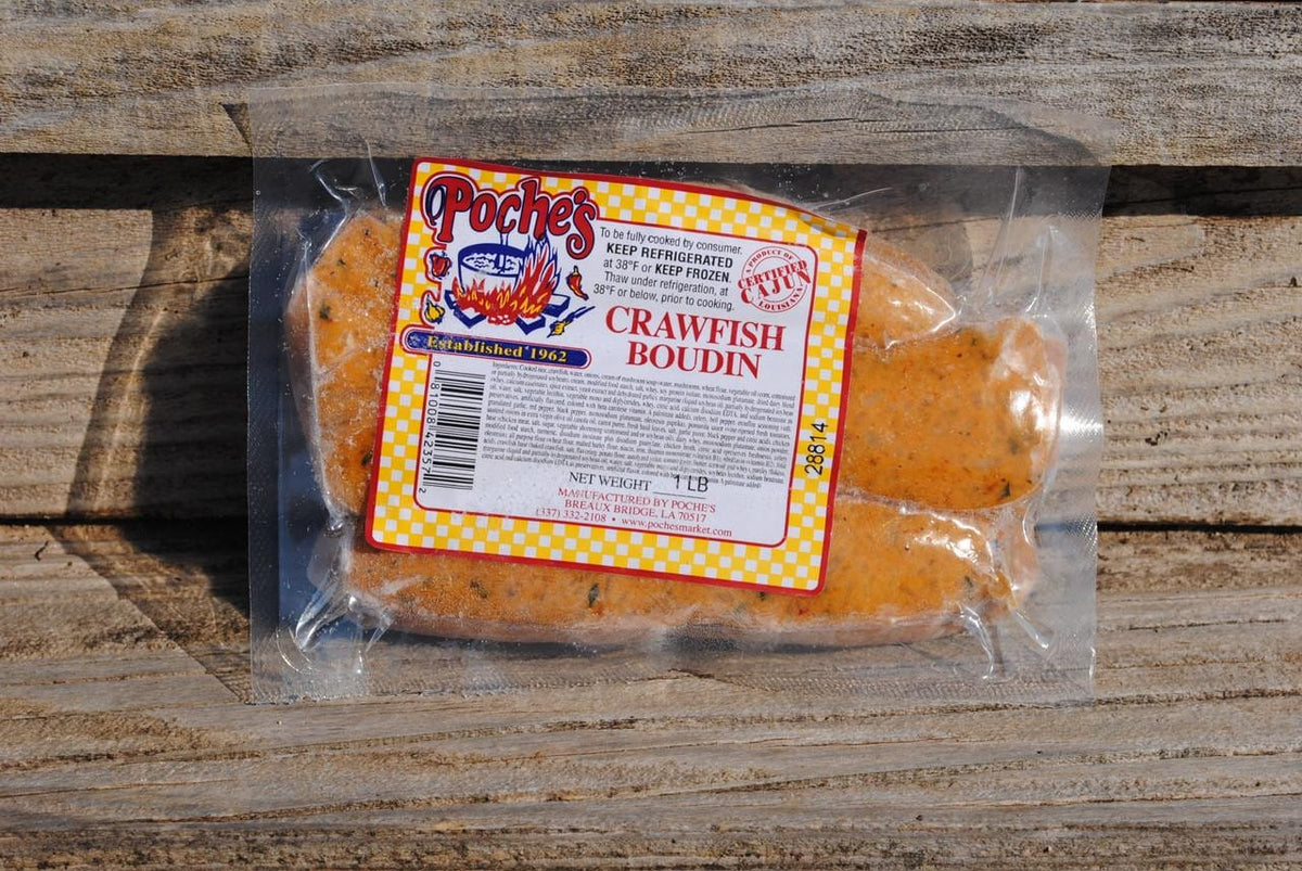 Poche's Crawfish Boudin, 1 lb package